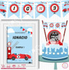 Kit Imprimible Formula 1 Auto Carrera Vintage Candy Cumple 1
