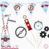 Kit Imprimible Formula 1 Auto Carrera Vintage Candy Cumple 4