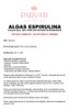 Algas Espirulinas 1 Kilo Uso Cosmetico 1
