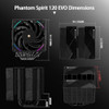 Thermalright Phantom Spirit 120 Evo Enfriador De 5