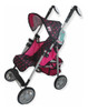 Coche De Muñeca 4 Ruedas Numi Cód9351 Canasto Y Toldo Plegab 0