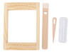 Kit De Tear De Tecelagem Retangular Diy Handcraft Wooden Mul 2