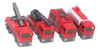 Truck Toy 4 Peças 1:32 Fire Set High Simulation Pull Back Ca 3