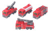 Truck Toy 4 Peças 1:32 Fire Set High Simulation Pull Back Ca 5