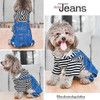 Ospet Small Dog Denim Hoodies Puppy Jacket Pet Chaleco Con C 2