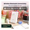 Mini Impresora De Etiquetas Termicas Bluetooth, Blanco 1