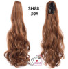 Extensión Peluca Cola De Caballo Platinada Kanekalon Broche 4