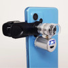 Mini Microscópio Lupa Smartphone Zoom Led 60x Celular 2