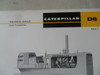 Folleto Caterpillar D6 Antiguo Oruga Bulldozer Tractor Serie 1