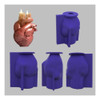 Molde De Vela De Silicone 3d Estéreo Coração Molde Halloween 2