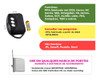 (3 Unid)  Controle Ecp Key 433mhz Portão Garen, Ppa, Alarme 1