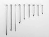 Clavos De Acero Cab. Plana 3,30x50mm. X 100u. Diam.3,30mm 1 Clavos De Acero Cab. Plana 3,30x50mm. X 100u. Diam.3,30mm 1