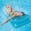 Colchoneta Inflable Pileta Intex Pocket Con Portavasos Azul 2