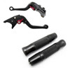 Levas Rebatibles Puño Y Contrapesas Kawasaki Zx11r Negro Mk 0