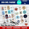 Kit Imprimible Día Del Padre Tags, Círculos Y Tarjetas Papá 2 Kit Imprimible Día Del Padre Tags, Círculos Y Tarjetas Papá 2