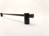 Toallero Barral Largo Accesorio Baño Negro 2