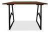 Mesa De Jantar Copacabana 1,20m X 0,60m Preto/villandry 2