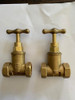 Llave De Paso De Bronce De 1/2 Por 2 Unidades 1
