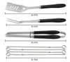 8pcs Bbq Tools Grill Set Acero Inoxidable Que Cocina Los Ute 2