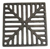 Rejilla Fundición De Hierro 18.5 X 18.5cm Sin Marco 0