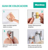 Perchero Adhesivo Percha Gancho Baño Acero Inox. Reforzado 5