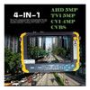 4 Em 1 Cvbs Ahd Tvi Cvi 8mp Cctv Tester Ahd Monitor Iv8w 4