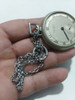 Relógio De Bolso Acor Watch Corrente Prata Não Funciona 0