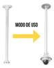 Soporte P/ Domo De Seguridad Montaje De Techo Aluminio Dahua 1
