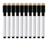 3 Canetas Para Quadro Branco Com Apagador 0