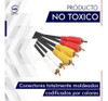 Cable Rca Rca Audio Video Macho Macho 1.5 Metros 3x3 Fichas 4
