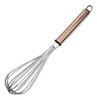 2 Fouet Batedor De Ovos Rose Gold 28 Cm- Misturador De Massa 0