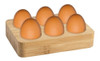 Porta Ovos / Organizador / Bandeja Em Bambu - 6 Ovos 0