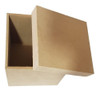 Cajas Cuadradas Fibrofacil Con Tapa (15cmx15cm) 5 Unidades 3