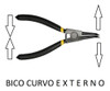 Alicate P/ Trava De Anel Aneis Curvo 2mod Interno Externo 5