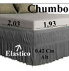 Saia Para Cama Box Casal King Chumbo Malha Elástica Dupla 3 Saia Para Cama Box Casal King Chumbo Malha Elástica Dupla 3