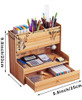 Organizador De Escritorio De Madera 23x25 Cm (b14-cherry) 5