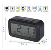 Snooze Digital Led Alarma Luz De Fondo Tiempo Calendario Ter 3