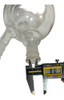 Balão Vidro Fundo Redondo 2 Bocas Normax  1000ml 2