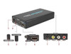 Conversor De Video Composto Av 3 Rca + S-video Para Hdmi 6 Conversor De Video Composto Av 3 Rca + S-video Para Hdmi 6