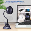 Mini Ventilador Pequeño Con Clip, Usb, Portátil, 3
