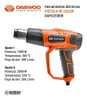 Pistola De Calor 2000w Daewoo Aire Caliente 2 Temp 350-550ºc 3