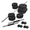 Kit Entrenamiento 2 Mancuernas + Barra + 30 Kg Pesas Fitness 0 Kit Entrenamiento 2 Mancuernas + Barra + 30 Kg Pesas Fitness 0