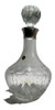 Antigua Licorera Botellon Cristal Tallado De Bohemia 0