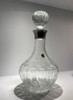 Antigua Licorera Botellon Cristal Tallado De Bohemia 2