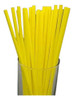 Kit Canudos De Papel Liso Amarelo - 20 Un 0