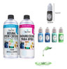 Kit 4 Pigmentos Líquidos + Resina Arte Y Joyeria Ecopint 1