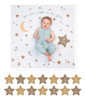 Lulujo Babys First Year Milestone Manta Y Juego De Tarjetas 0