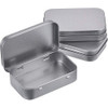 Latas Contenedores Para Manualidades 95x 62x20mm 3u Plateado 0