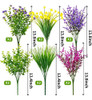 Temchy 12 Paquetes Flores Artificiales Realistas Sin Desvane 1