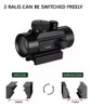 1x40 Red Dot Reflex Ajustável Sight Para Caça Ao Ar Livre 4